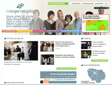 Tablet Screenshot of groupevalophis.fr